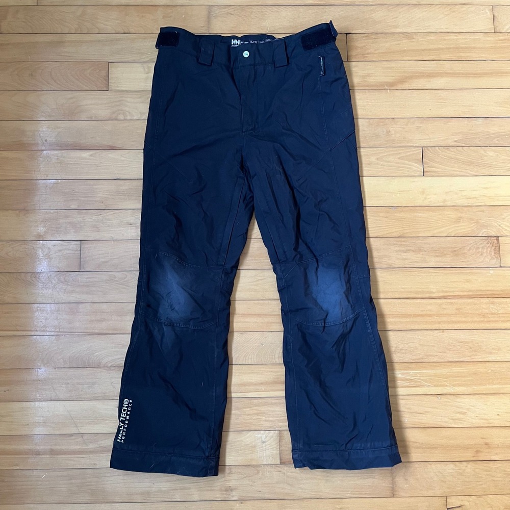 Helly Hansen Helly Tech Performance Black Snow Pants 152/12 Primaloft Ski Pant